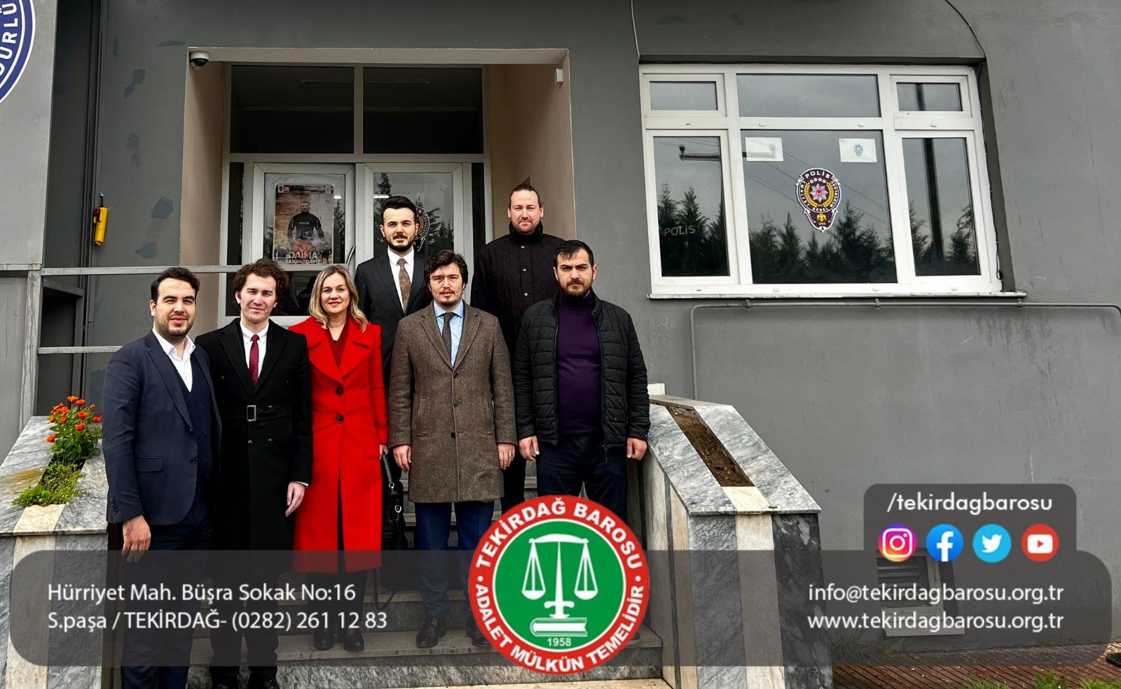 Avukat Hakları Komisyonundan Emniyet Birimlerine Ziyaret