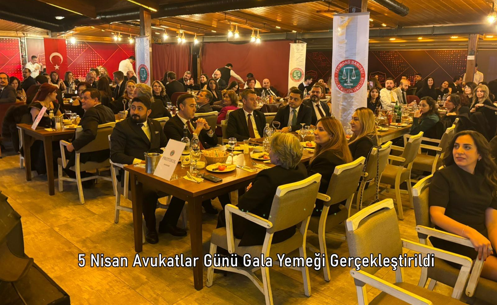 5 Nisan Avukatlar Günü Gala Yemeği Gerçekleştirildi