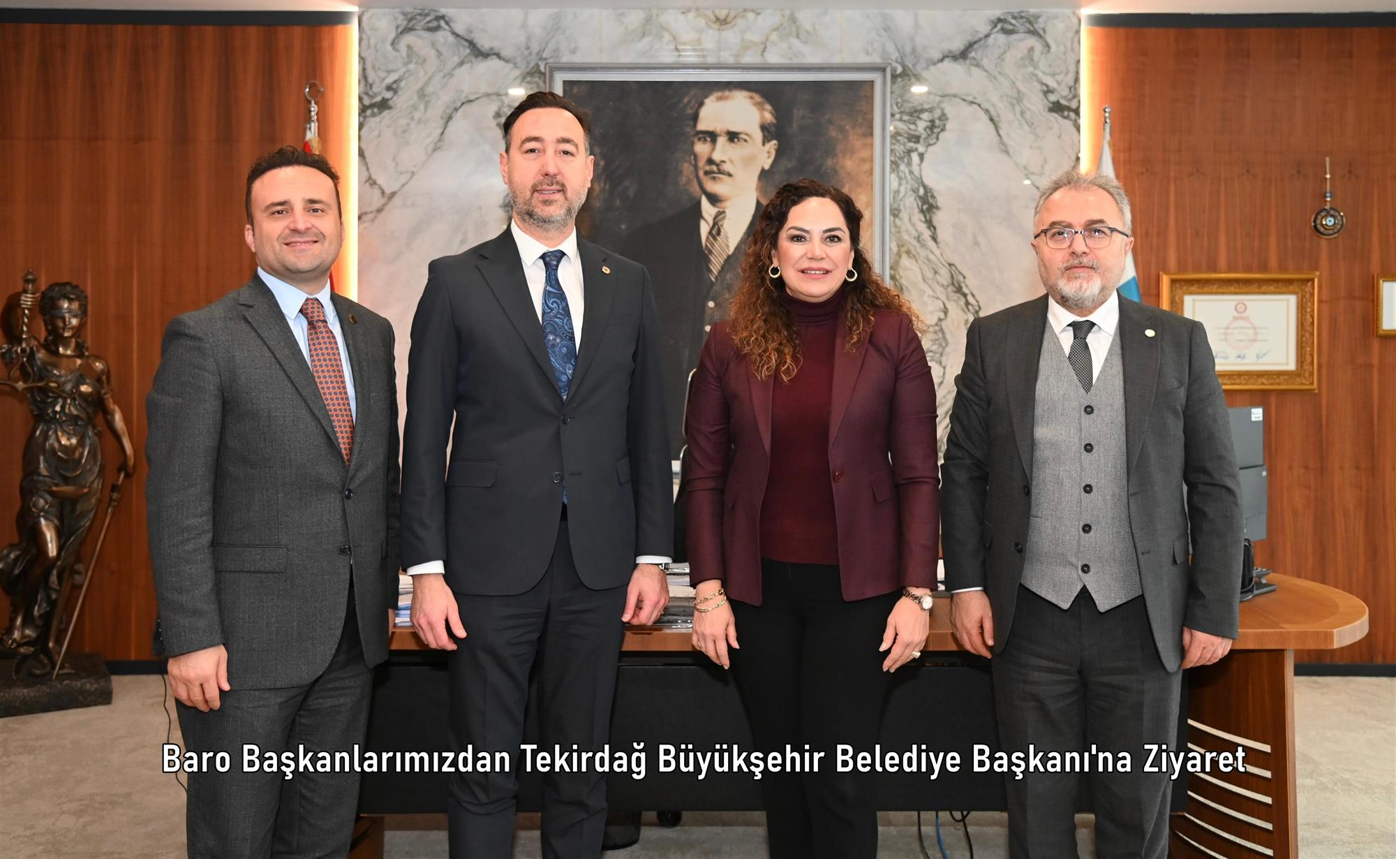 Baro Başkanlarımızdan Tekirdağ Büyükşehir Belediye Başkanı