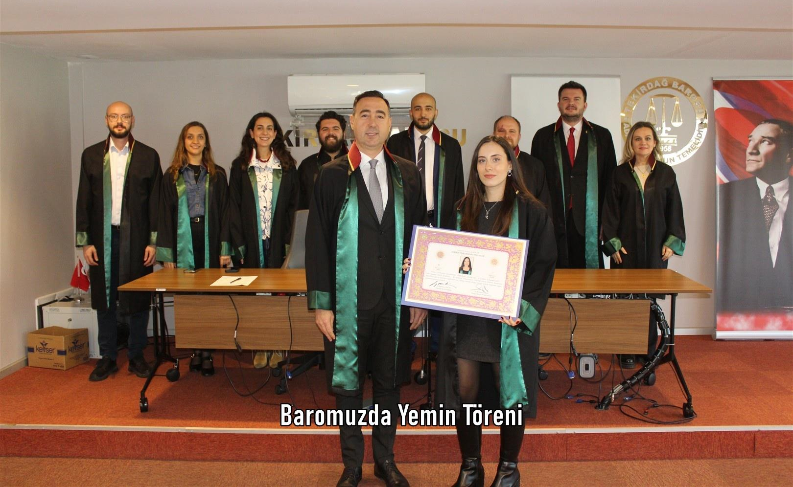 Baromuzda Yemin Töreni