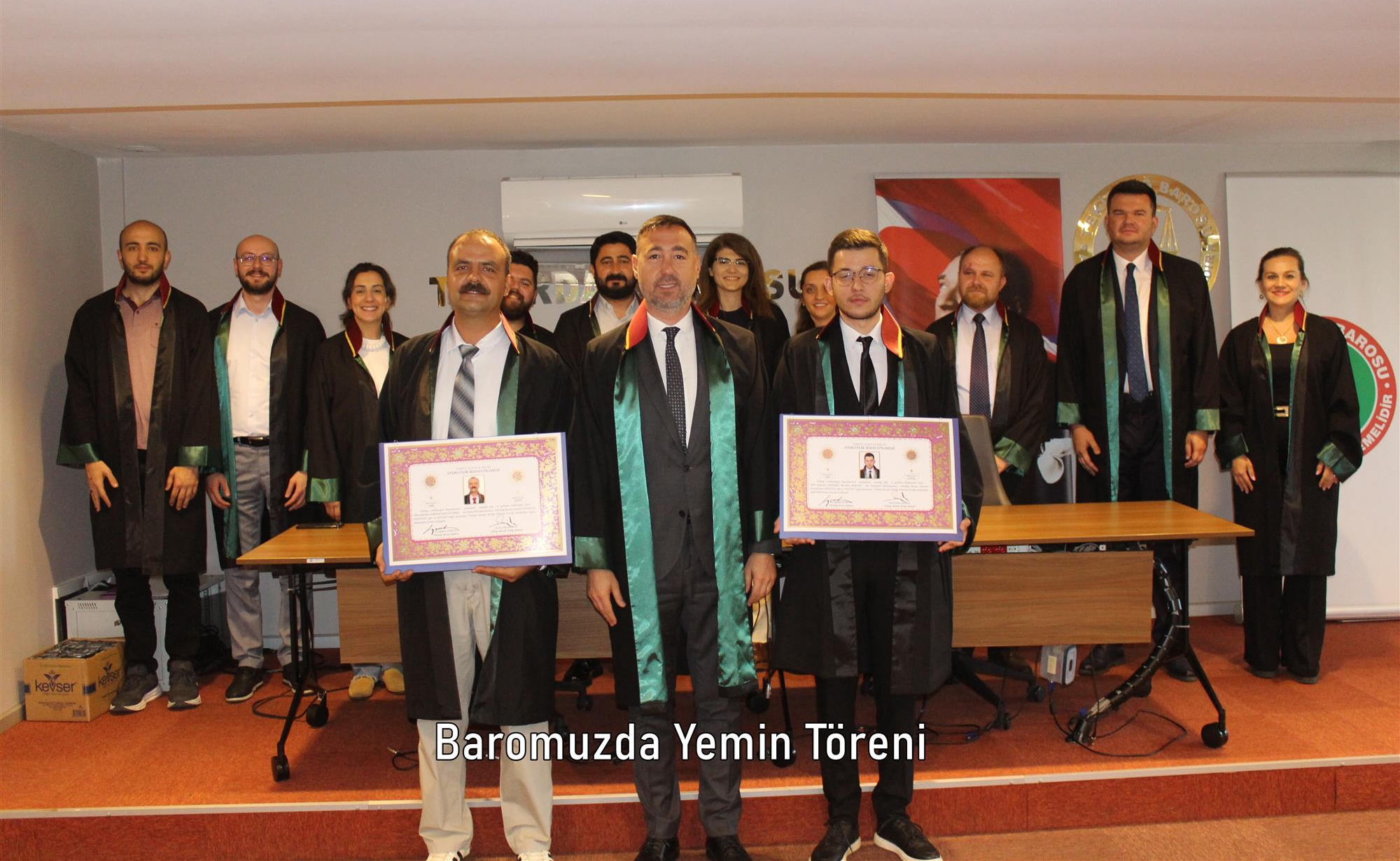Baromuzda Yemin Töreni