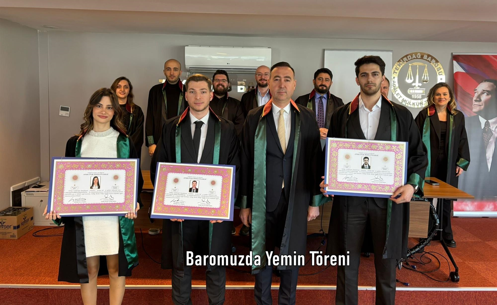 Baromuzda Yemin Töreni