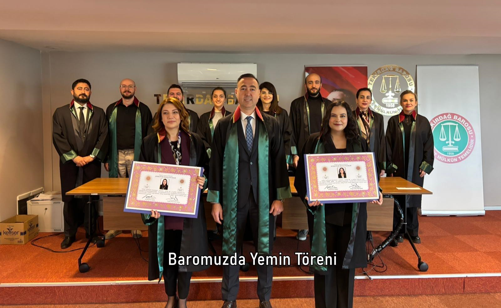 Baromuzda Yemin Töreni