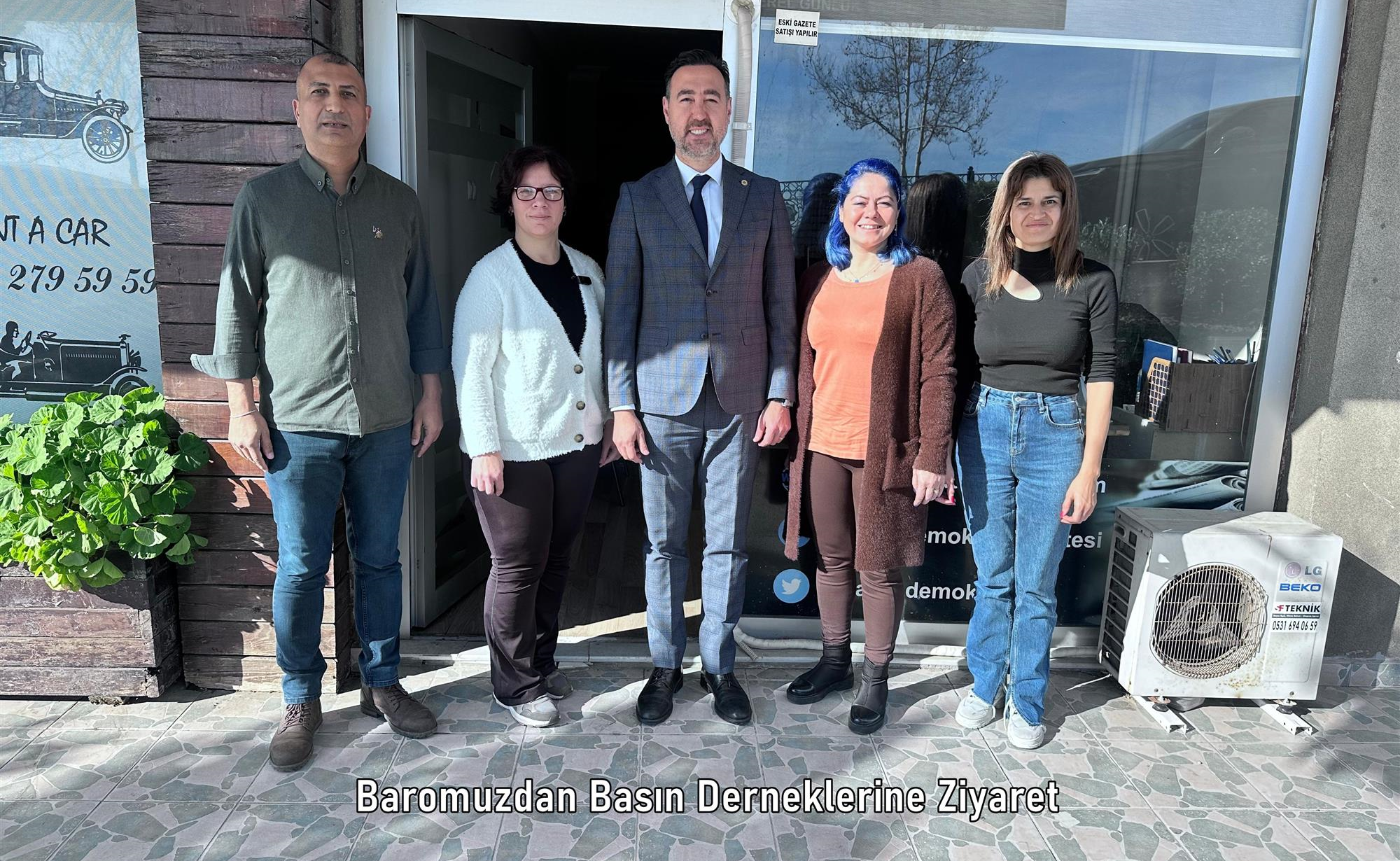 Baromuzdan Basın Derneklerine Ziyaret