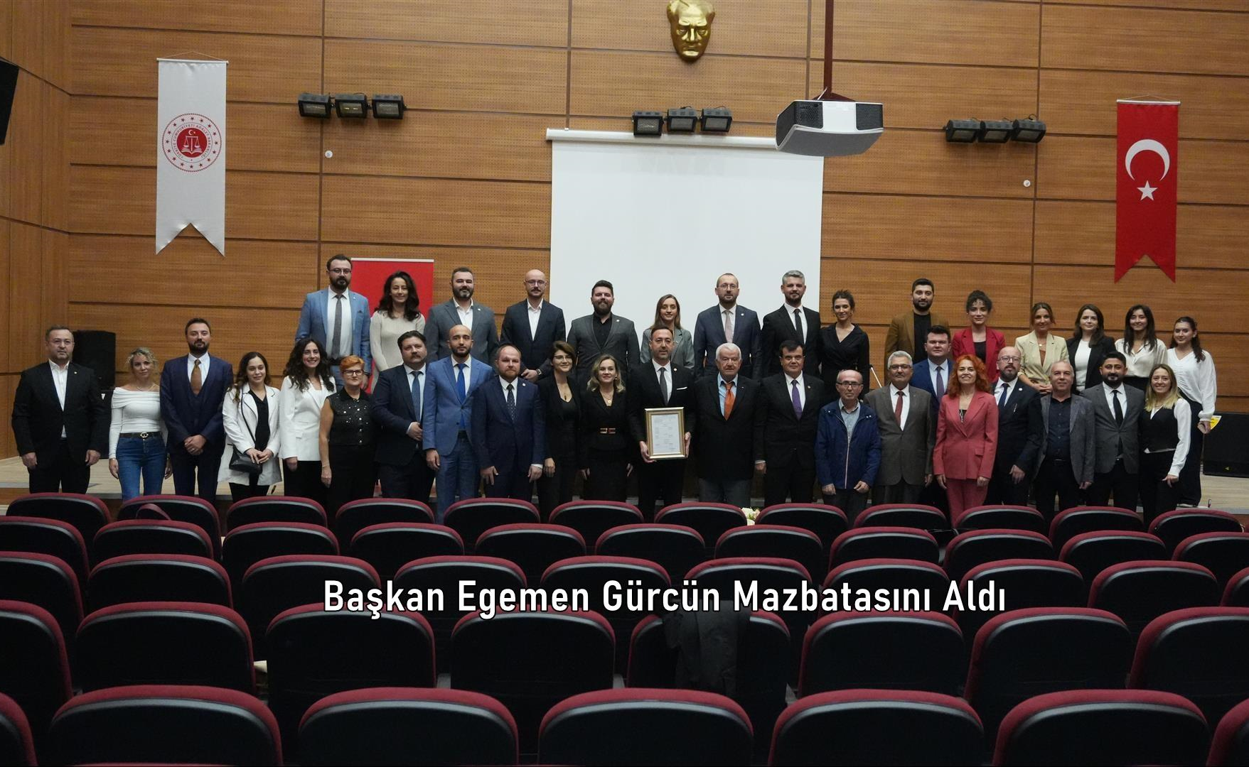 Başkan Egemen Gürcün Mazbatasını Aldı