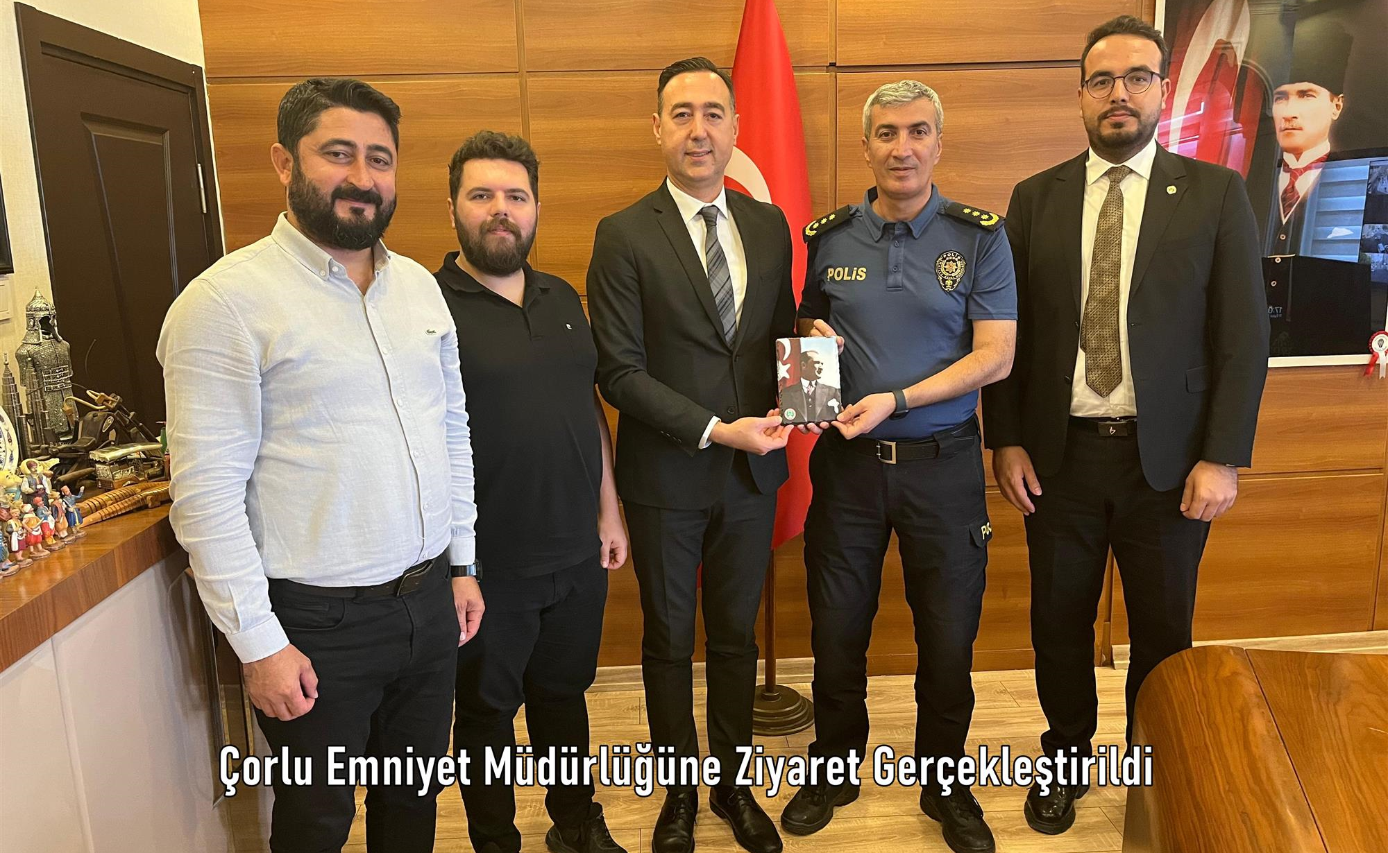 Çorlu Emniyet Müdürlüğüne Ziyaret Gerçekleştirildi