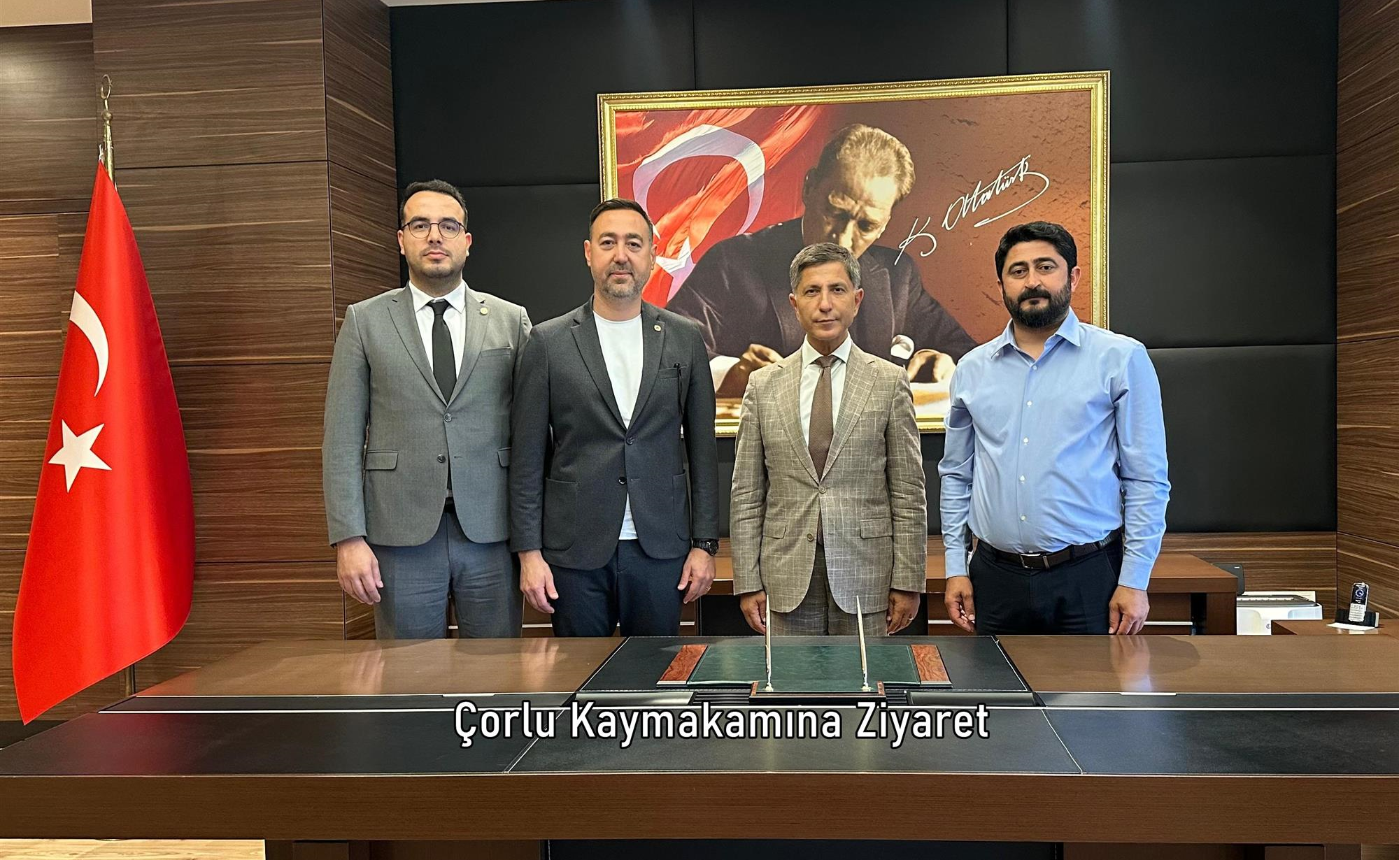 Çorlu Kaymakamına Ziyaret