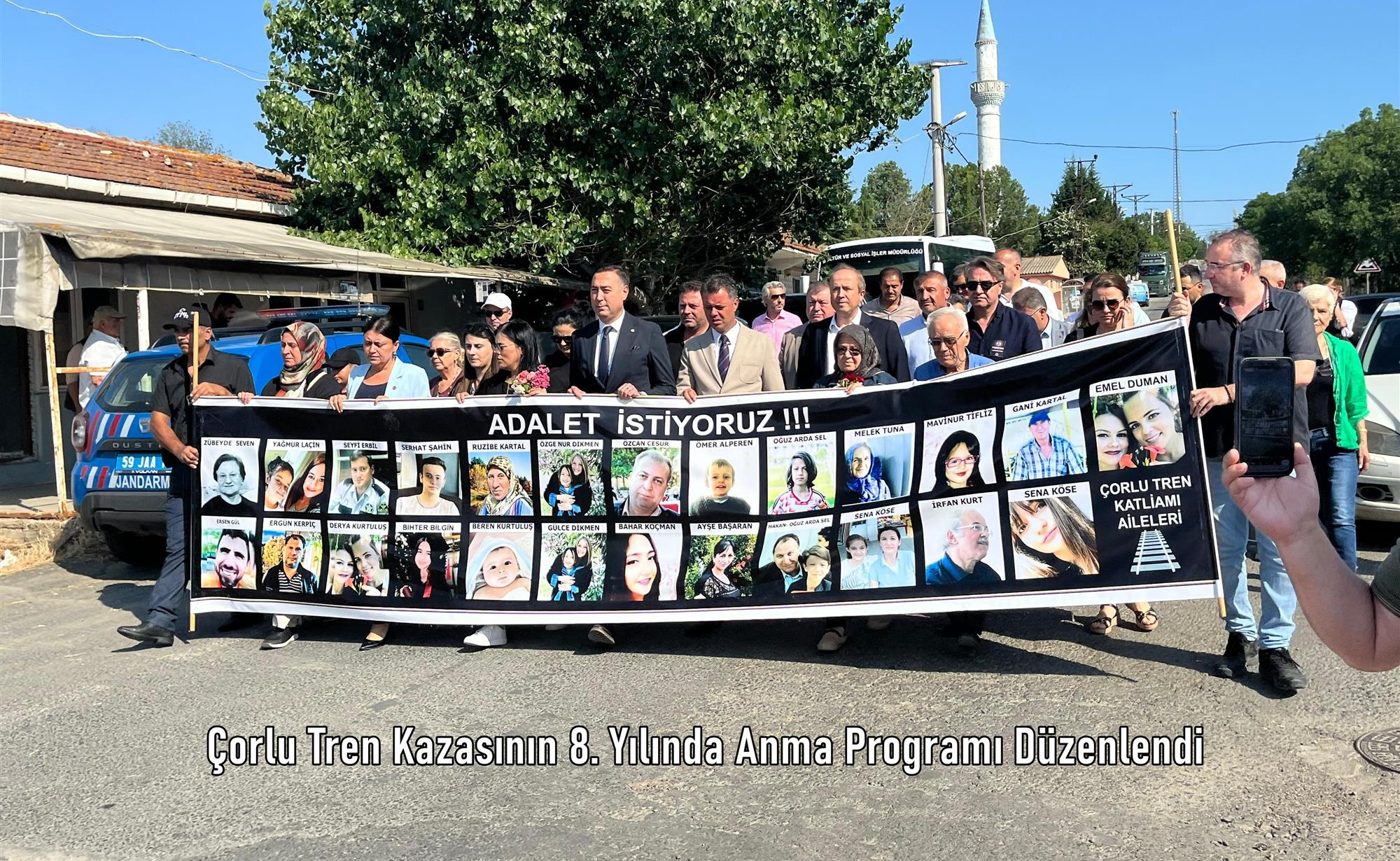 Çorlu Tren Kazasının 8. Yılında Anma Programı Düzenlendi