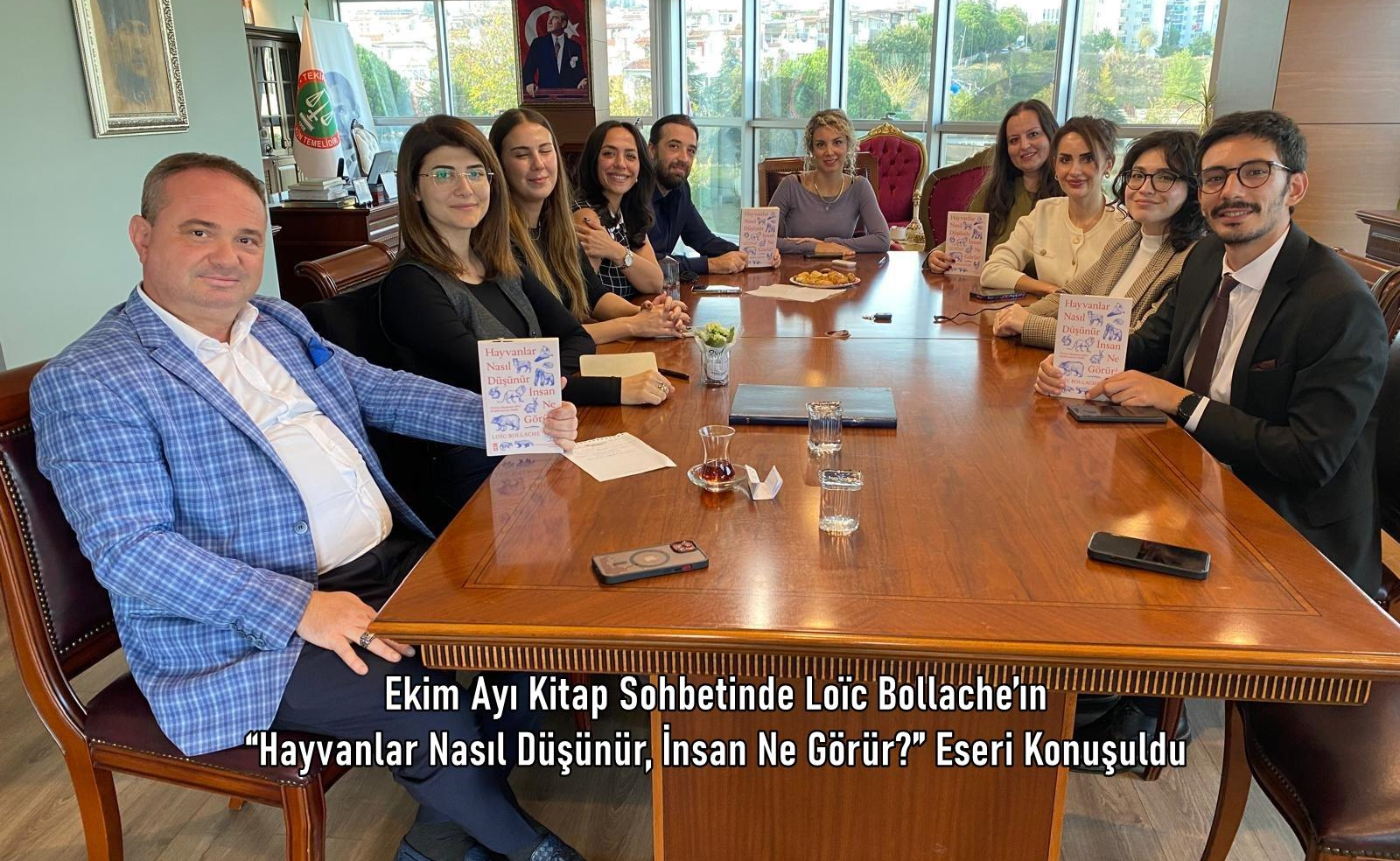 Ekim Ayı Kitap Sohbetinde Loïc Bollache’ın “Hayvanlar Nasıl Düşünür, İnsan Ne Görür?” Eseri Konuşuldu
