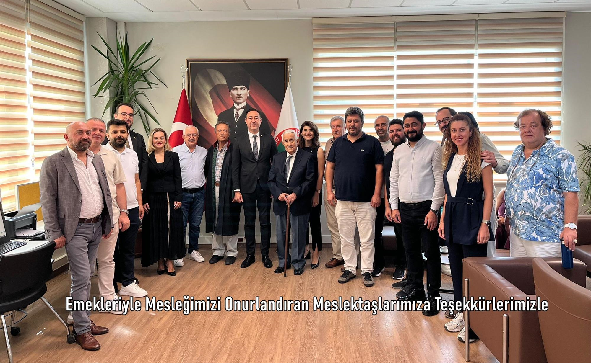 Emekleriyle Mesleğimizi Onurlandıran Meslektaşlarımıza Teşekkürlerimizle