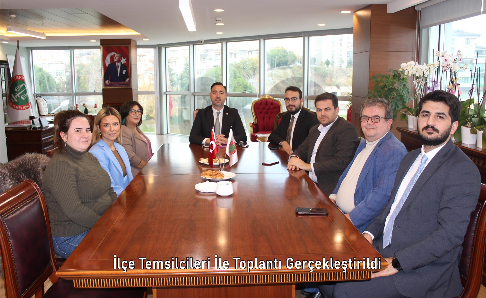 İlçe Temsilcilerimiz ile Toplantı Gerçekleştirildi