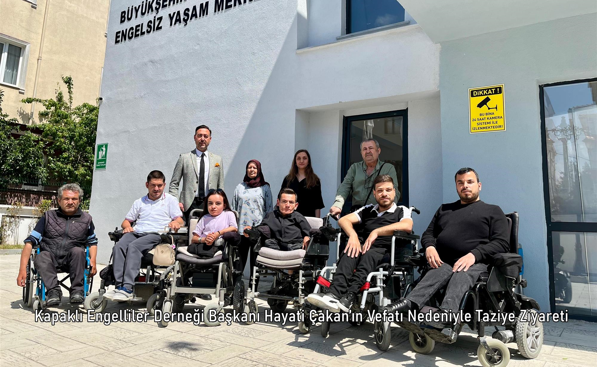 Kapaklı Engelliler Derneği Başkanı Hayati Çakan’ın Vefatı Nedeniyle Taziye Ziyareti