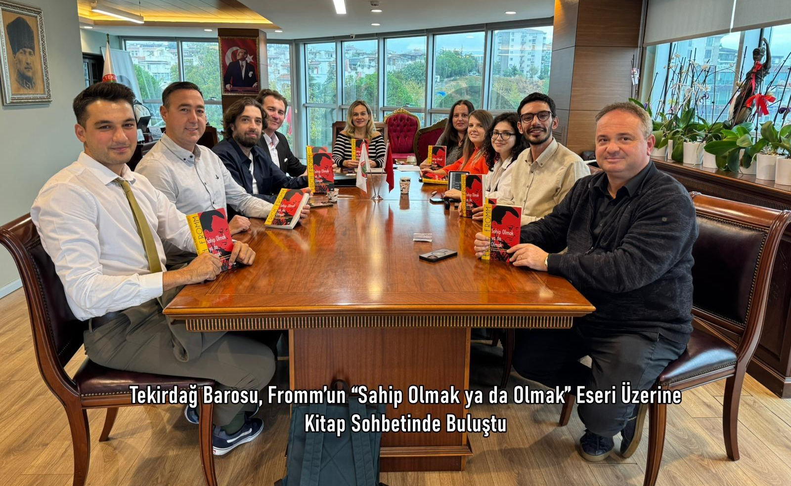 Tekirdağ Barosu, Fromm’un “Sahip Olmak ya da Olmak” Eseri Üzerine Kitap Sohbetinde Buluştu