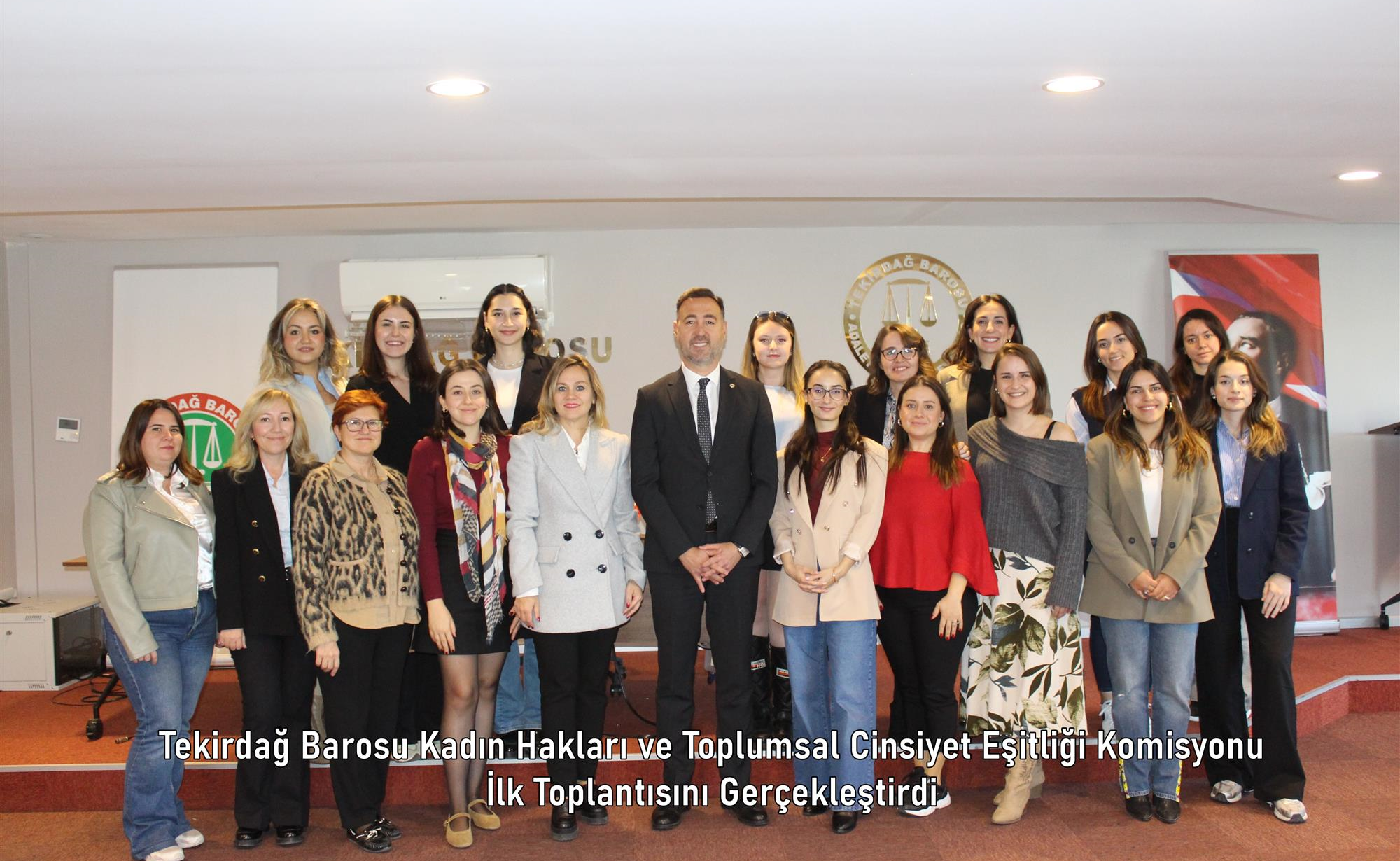 Tekirdağ Barosu Kadın Hakları ve Toplumsal Cinsiyet Eşitliği Komisyonu İlk Toplantısını Gerçekleştirdi.