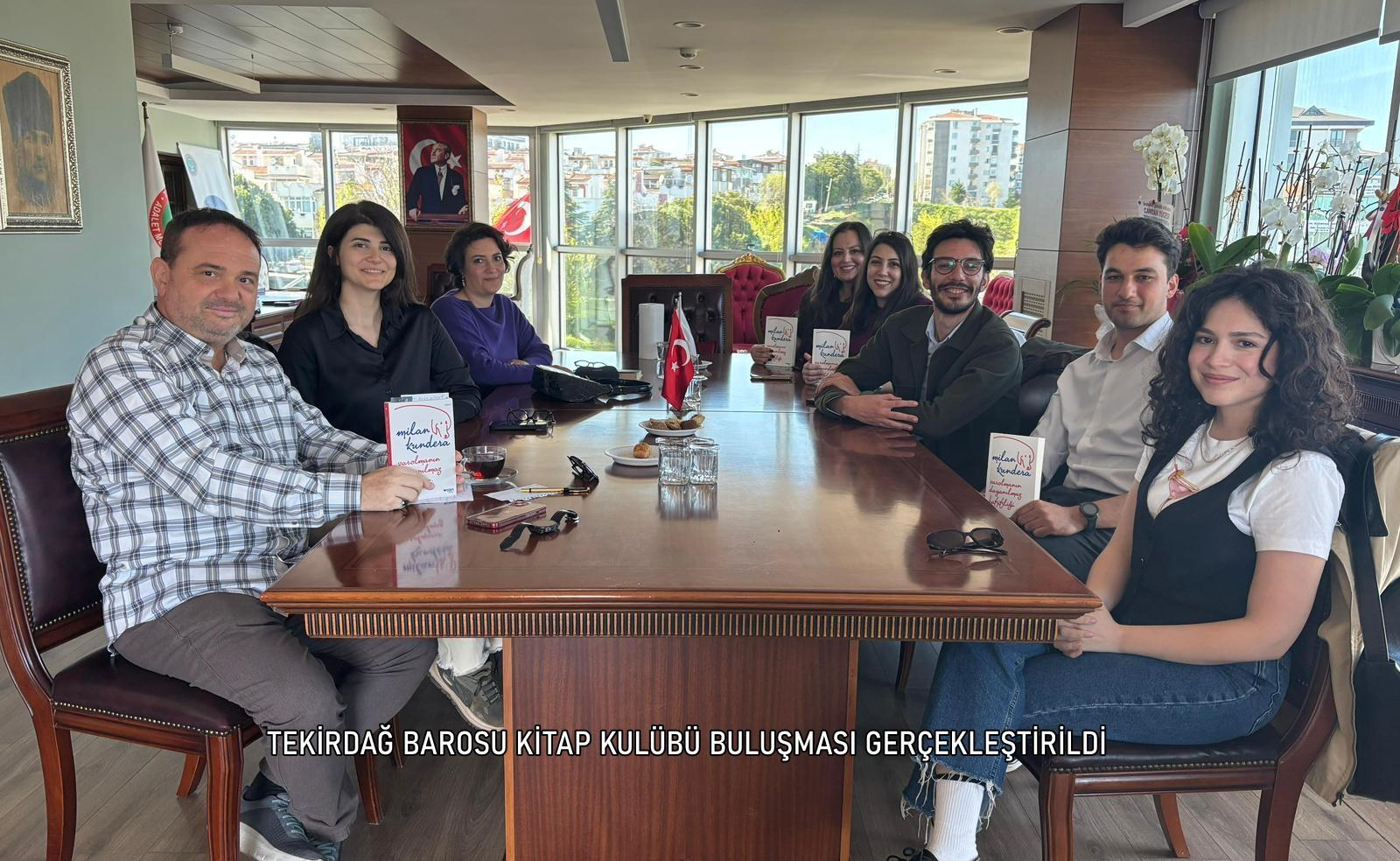 TEKİRDAĞ BAROSU KİTAP KULÜBÜ BULUŞMASI GERÇEKLEŞTİRİLDİ