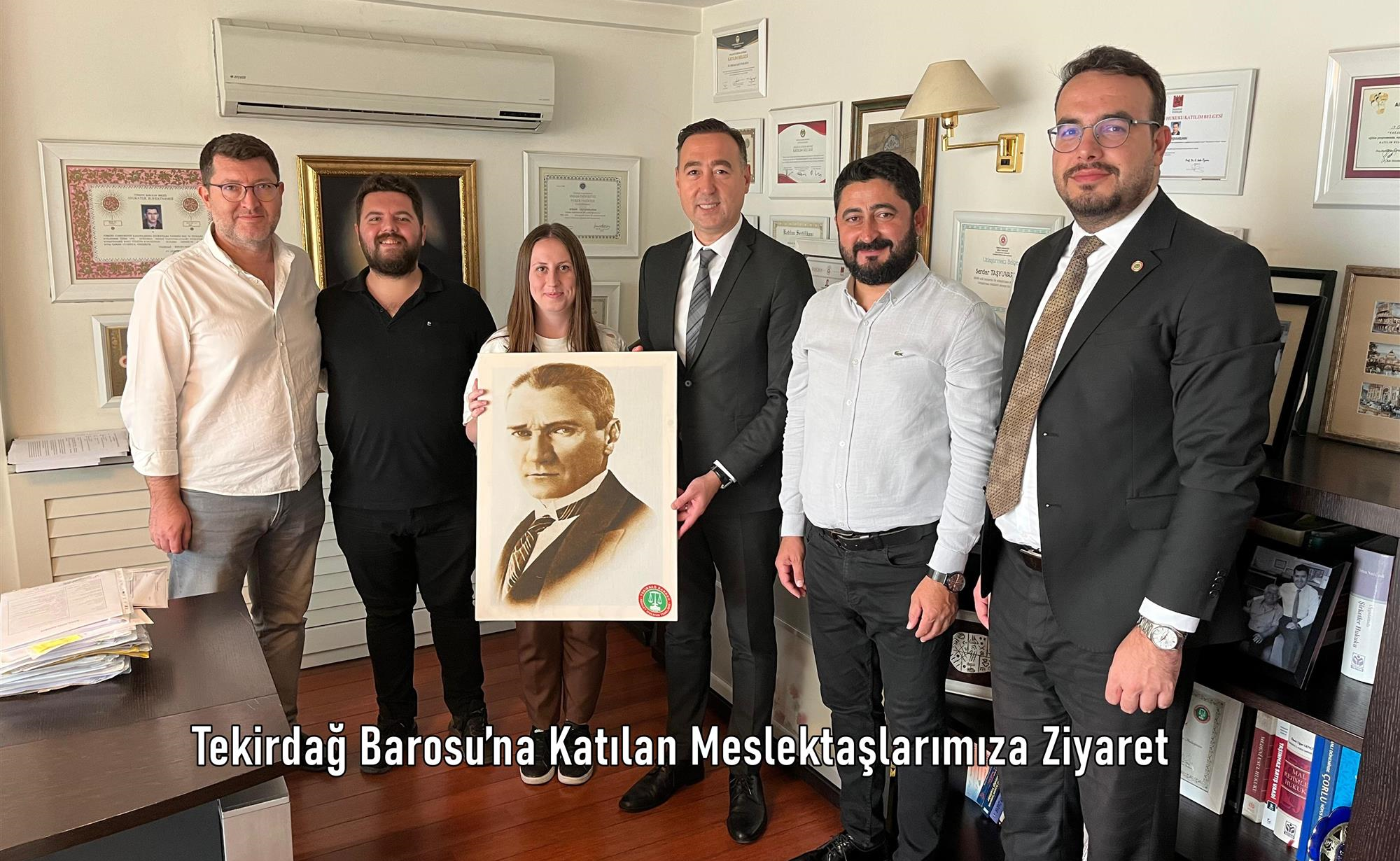 Tekirdağ Barosu’na Katılan Meslektaşlarımıza Ziyaret