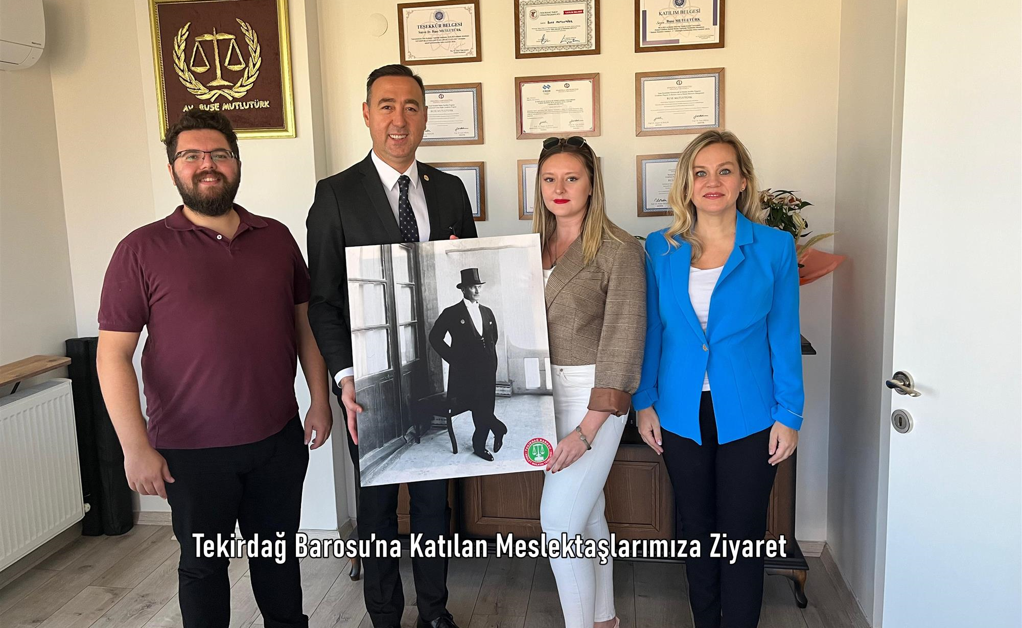 Tekirdağ Barosu’na Katılan Meslektaşlarımıza Ziyaret