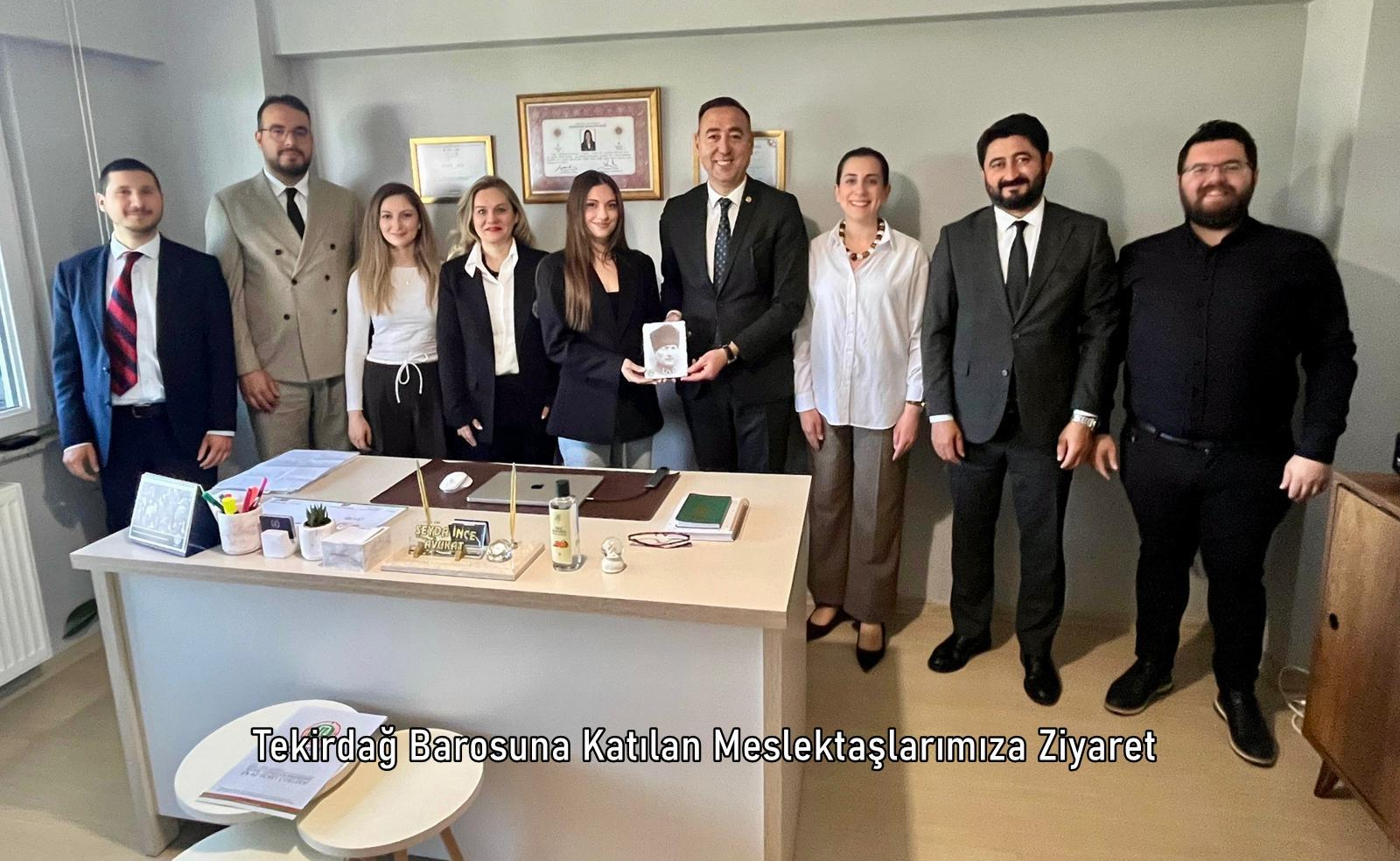 Tekirdağ Barosu’na Katılan Meslektaşlarımıza Ziyaret