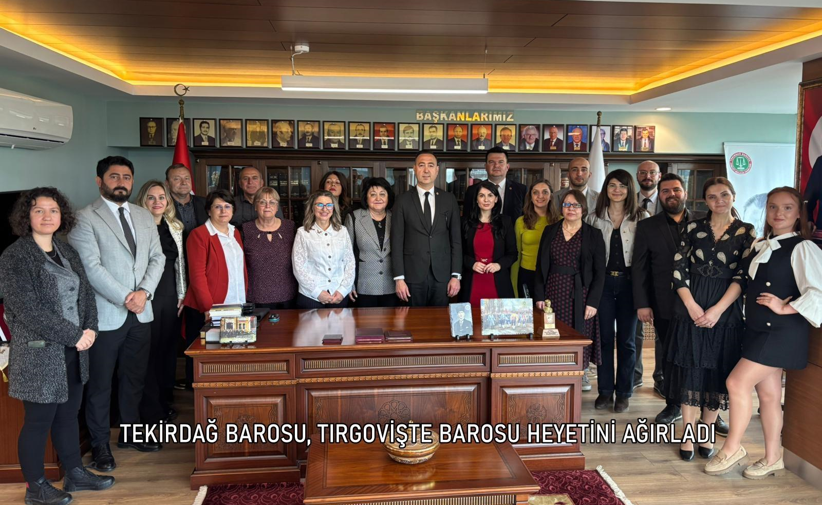 TEKİRDAĞ BAROSU, TIRGOVİŞTE BAROSU HEYETİNİ AĞIRLADI