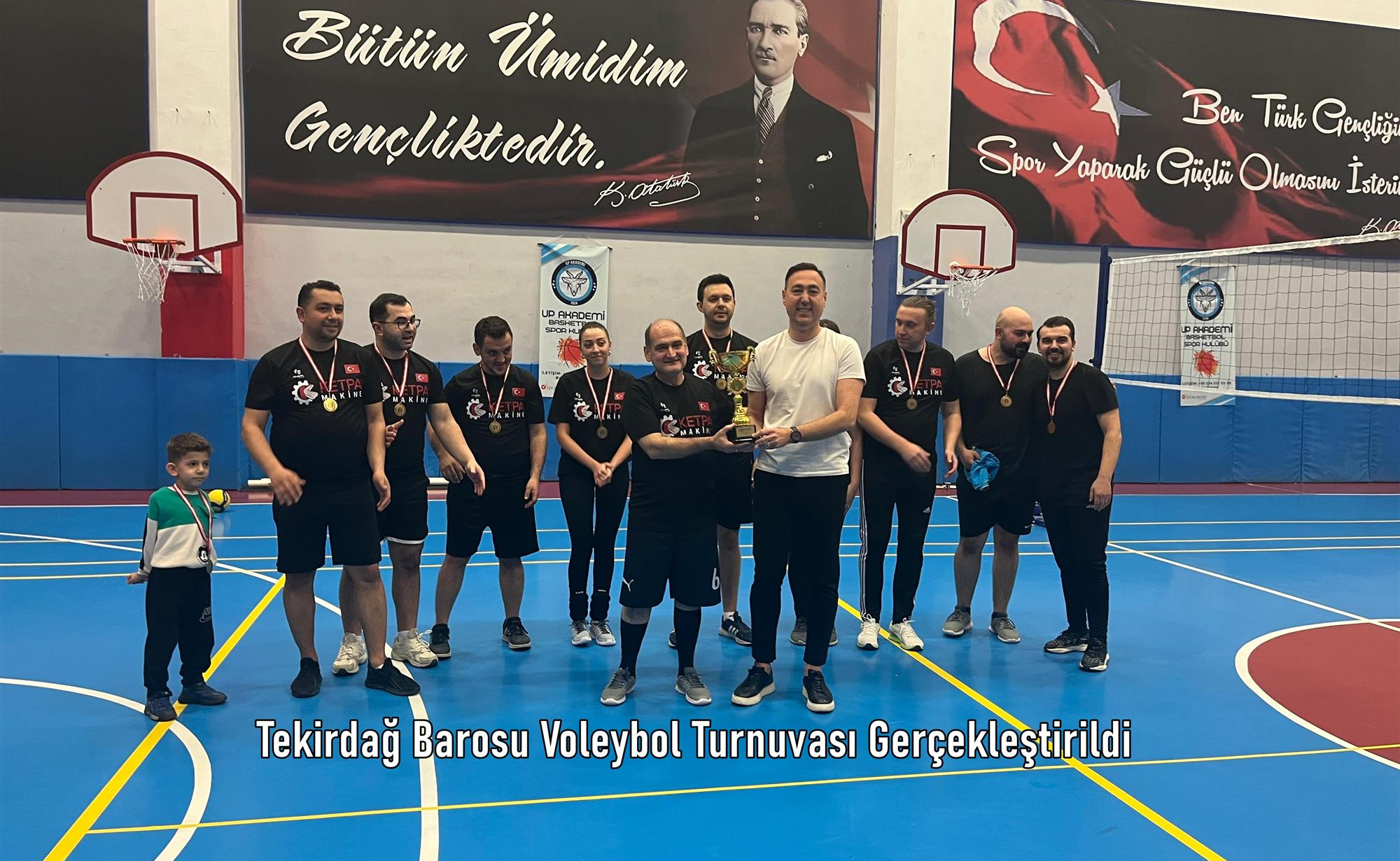 Tekirdağ Barosu Voleybol Turnuvası Gerçekleştirildi