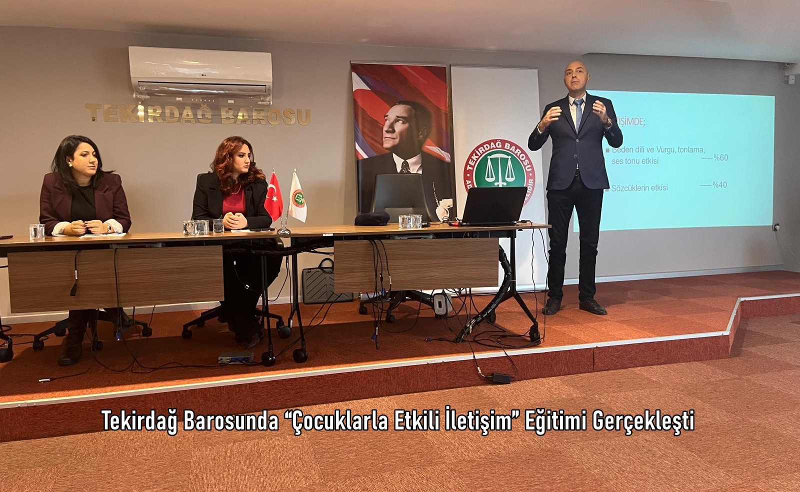 Tekirdağ Barosunda “Çocuklarla Etkili İletişim” Eğitimi Gerçekleşti