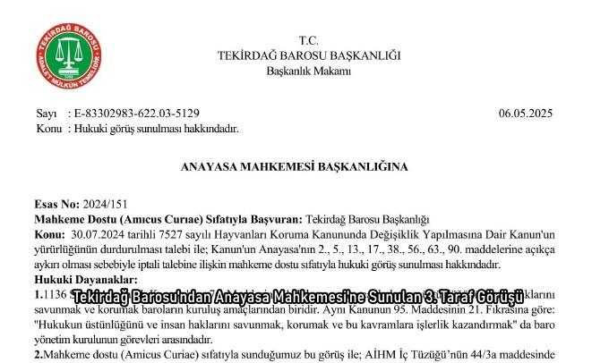 Tekirdağ Barosu