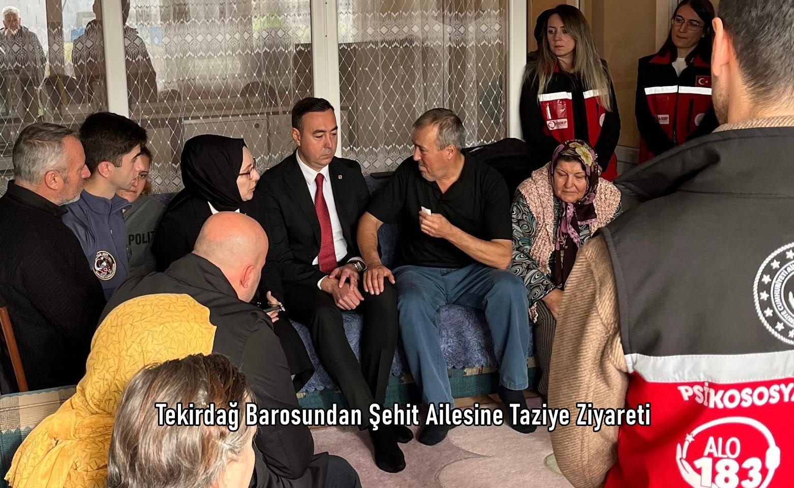 Tekirdağ Barosundan Şehit Ailesine Taziye Ziyareti