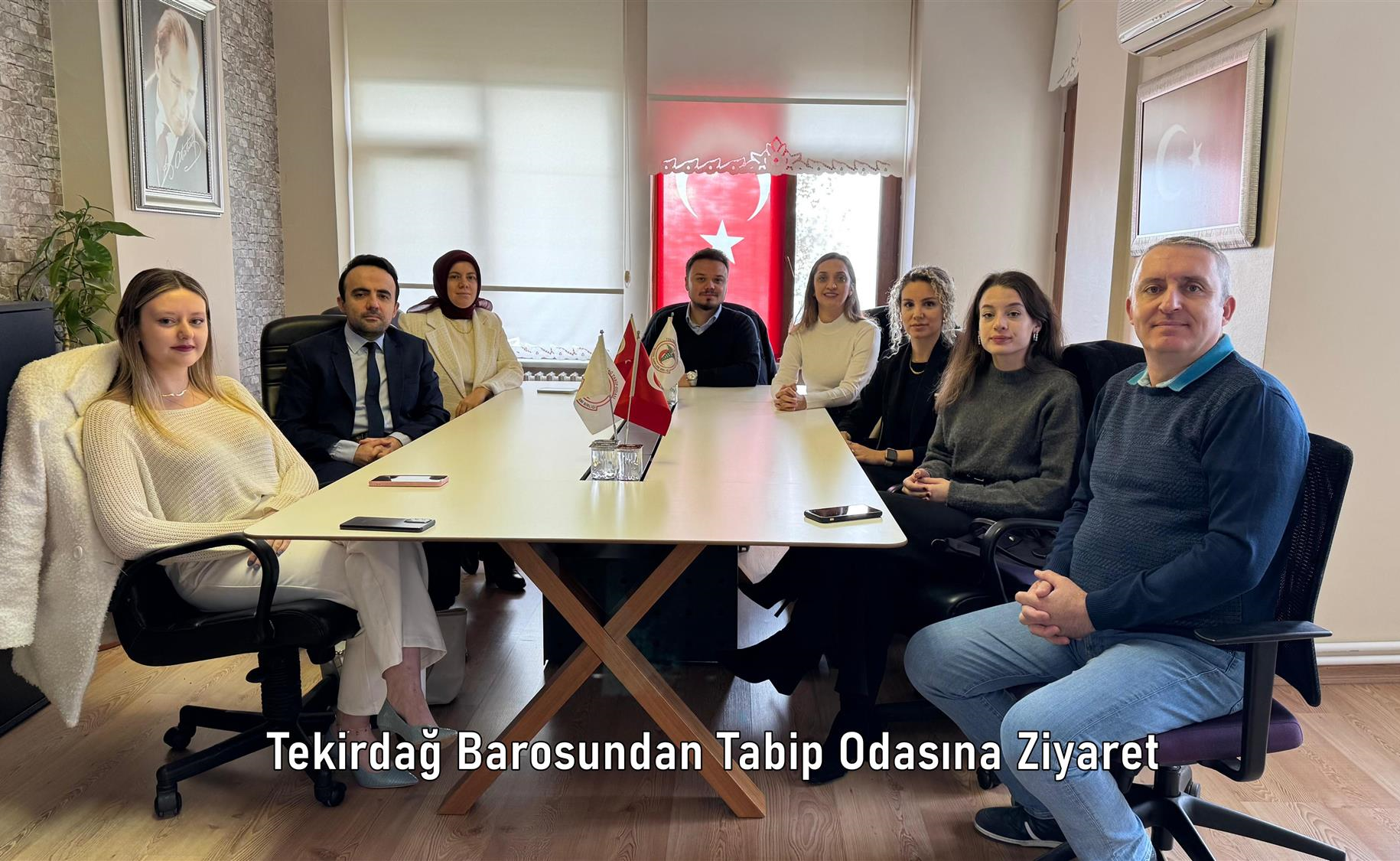 Tekirdağ Barosundan Tabip Odasına Ziyaret