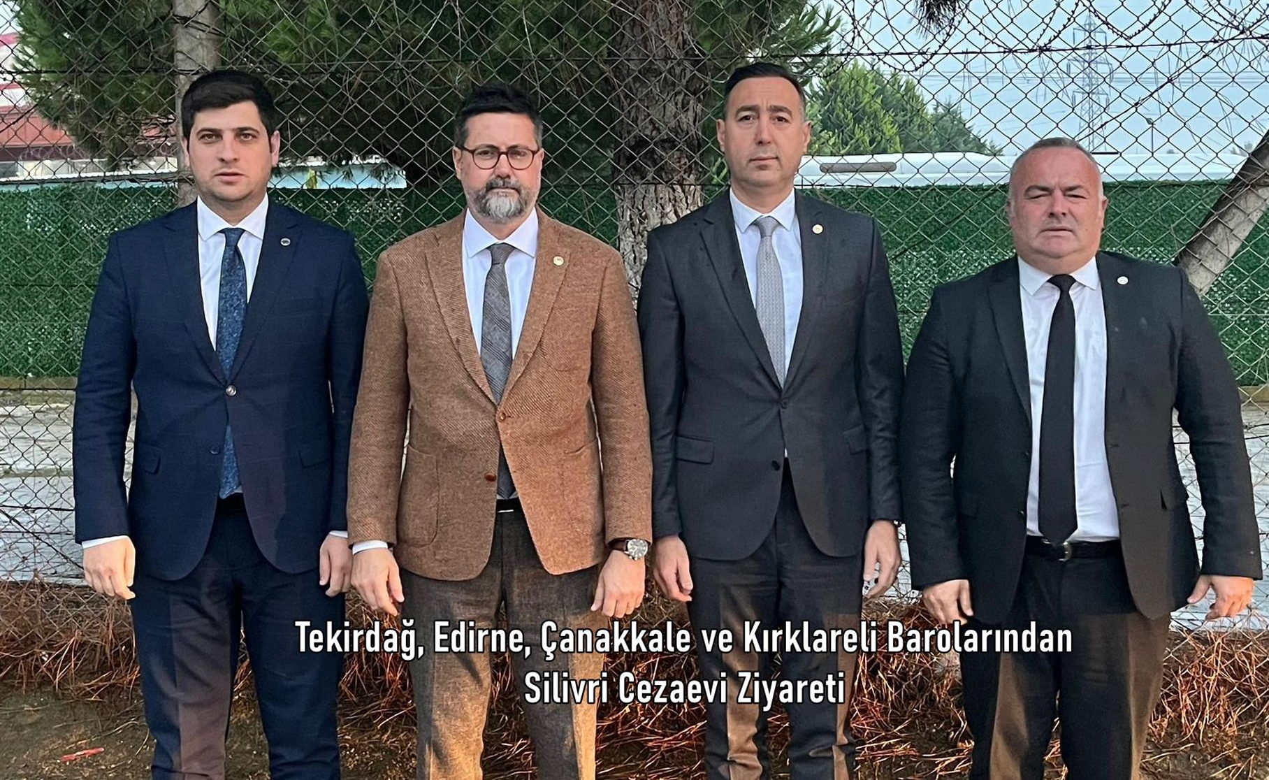 Tekirdağ, Edirne, Çanakkale ve Kırklareli Barolarından Silivri Cezaevi Ziyareti