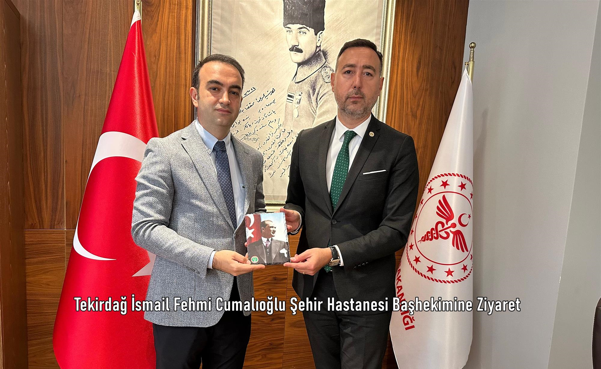 Tekirdağ İsmail Fehmi Cumalıoğlu Şehir Hastanesine Ziyaret