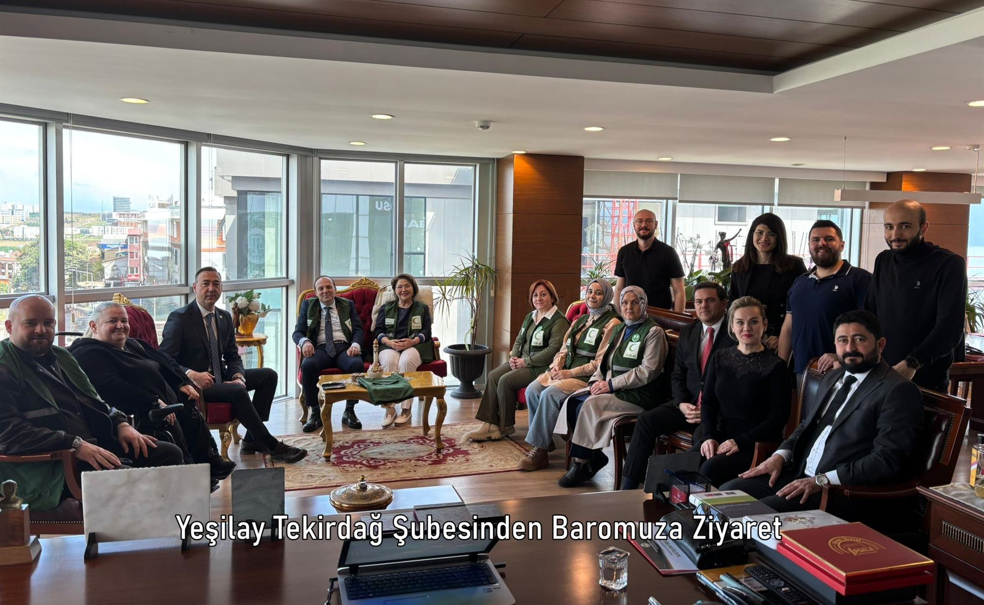 Yeşilay Tekirdağ Şubesinden Baromuza Ziyaret