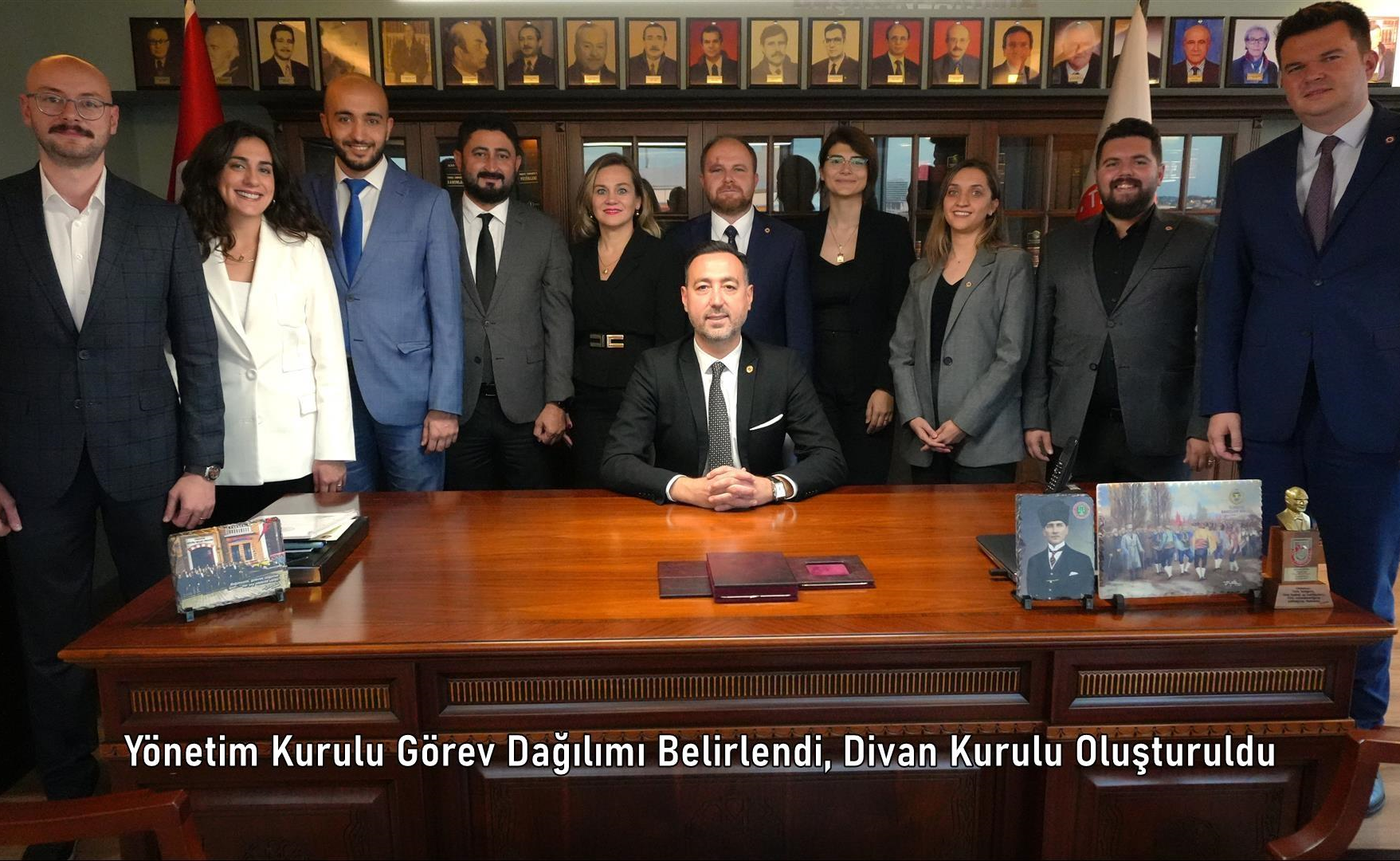 Yönetim Kurulu Görev Dağılımı Belirlendi, Divan Kurulu Oluşturuldu