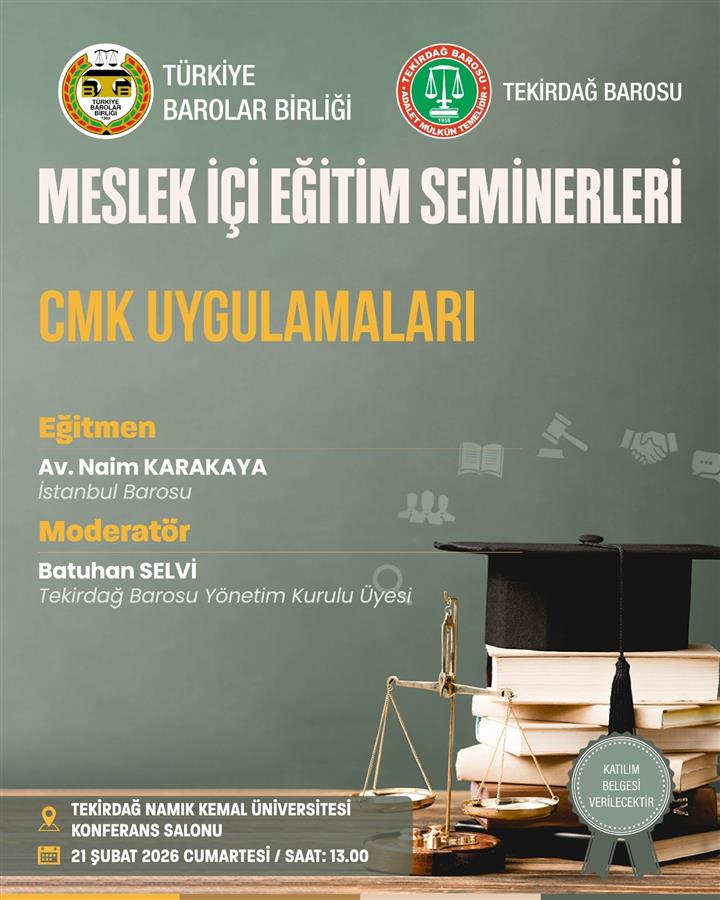 CMK Uygulamaları Eğitimi