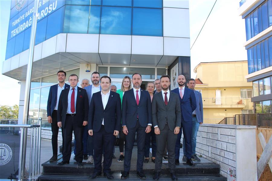 İyi Parti Süleymanpaşa Belediye Başkan Adayı ve İlçe Teşkilatından Baromuza Ziyaret