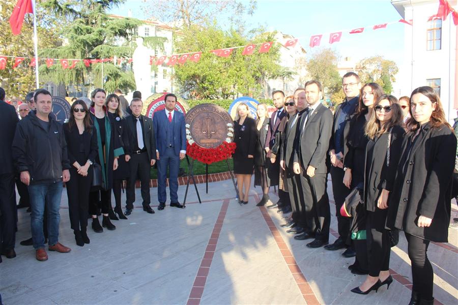 10 Kasım Atatürk'ü Anma Günü Çelenk Töreni