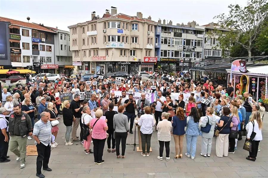 Tekirdağ'da Narin Güran ve Sıla Bebek için Bir Araya Gelindi