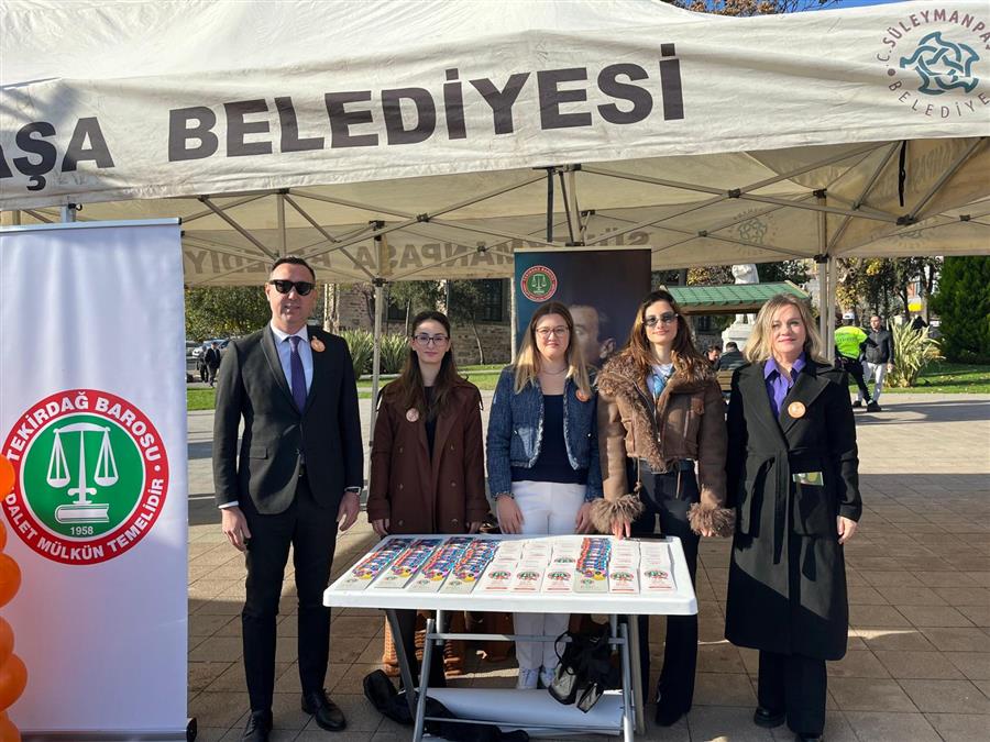 Tekirdağ Barosu 25 Kasım Farkındalık Programına Katıldı