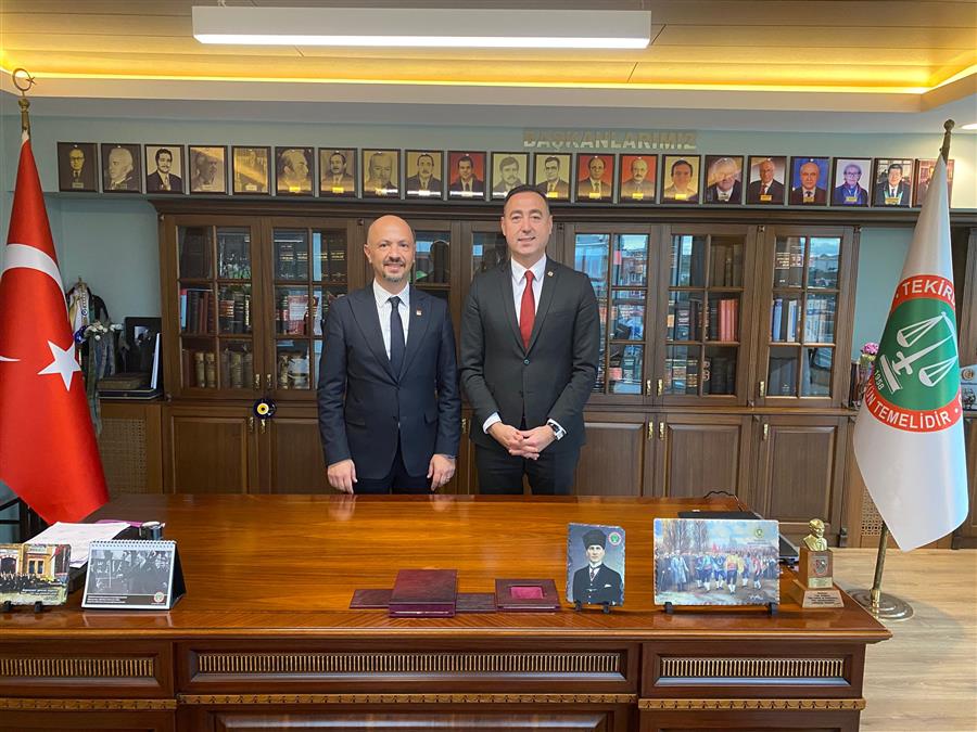 CHP Tekirdağ İl Başkanlığı’ndan Baromuza Ziyaret