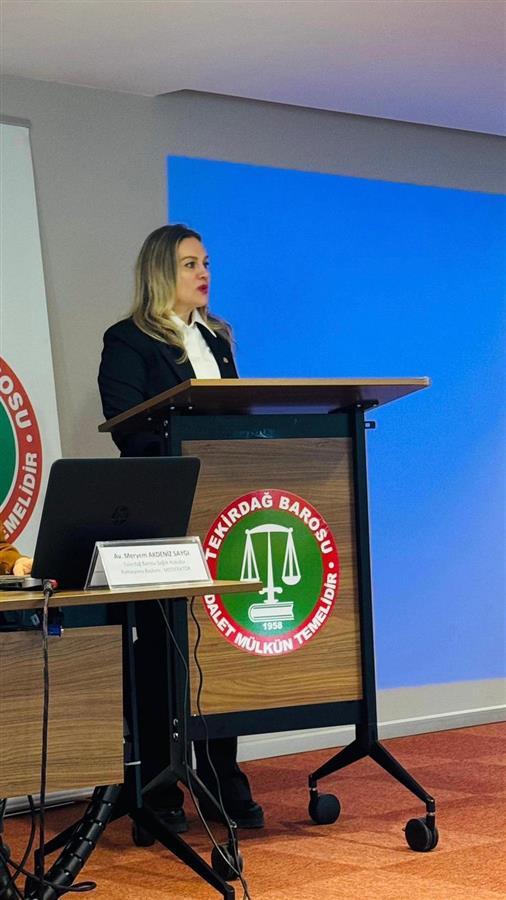 Tekirdağ Barosu’nda “Sağlık Hakkına Hukuki ve İnsan Hakları Perspektifinden Bakış” Söyleşisi Gerçekleştirildi