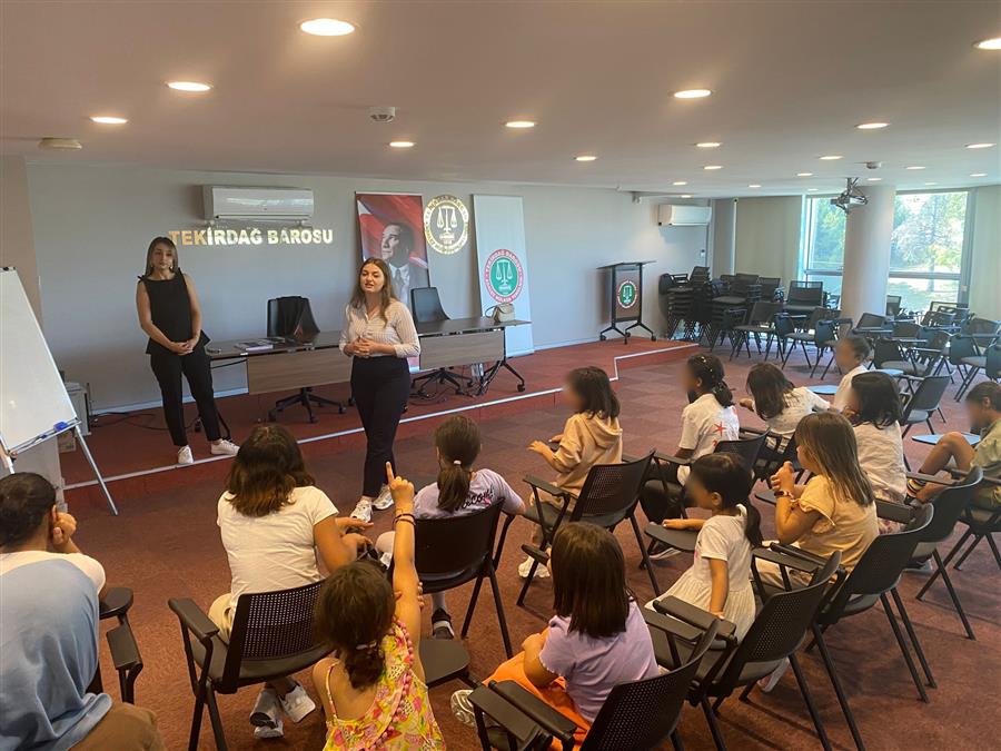 Tekirdağ Barosu Çocuk Hakları Komisyonu’ndan Eğitim Çalışması