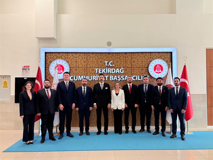 Tekirdağ Barosu Yönetim Kurulundan Cumhuriyet Başsavcısı Bilgehan Yücel’e Ziyaret