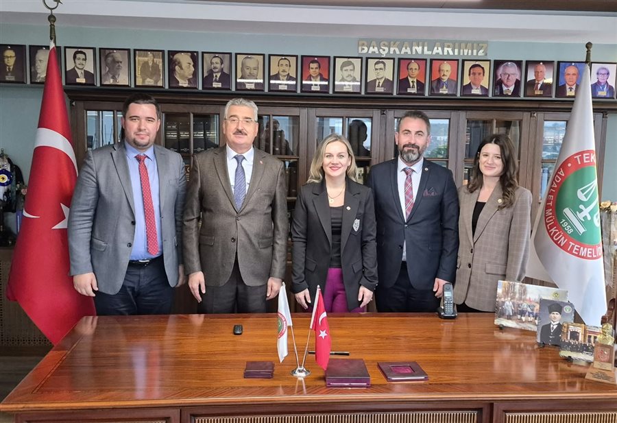 Tekirdağ Namık Kemal Üniversitesi Rektörü Prof. Dr. Mümin Şahin’den Baromuza Ziyaret