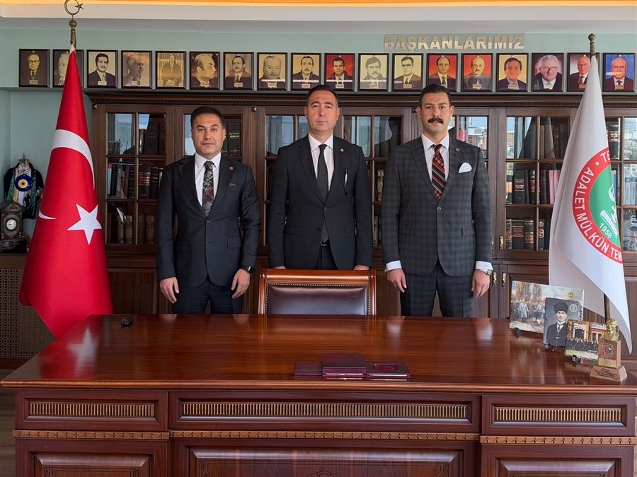Tekirdağ Cumhuriyet Başsavcısı Yücel ve Adalet Komisyonu Başkanı Obut’tan Tekirdağ Barosu’na Nezaket Ziyareti