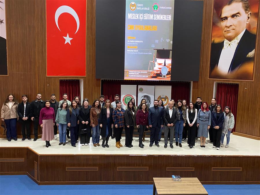 CMK Uygulamaları Eğitimi Namık Kemal Üniversitesi’nde Gerçekleştirildi