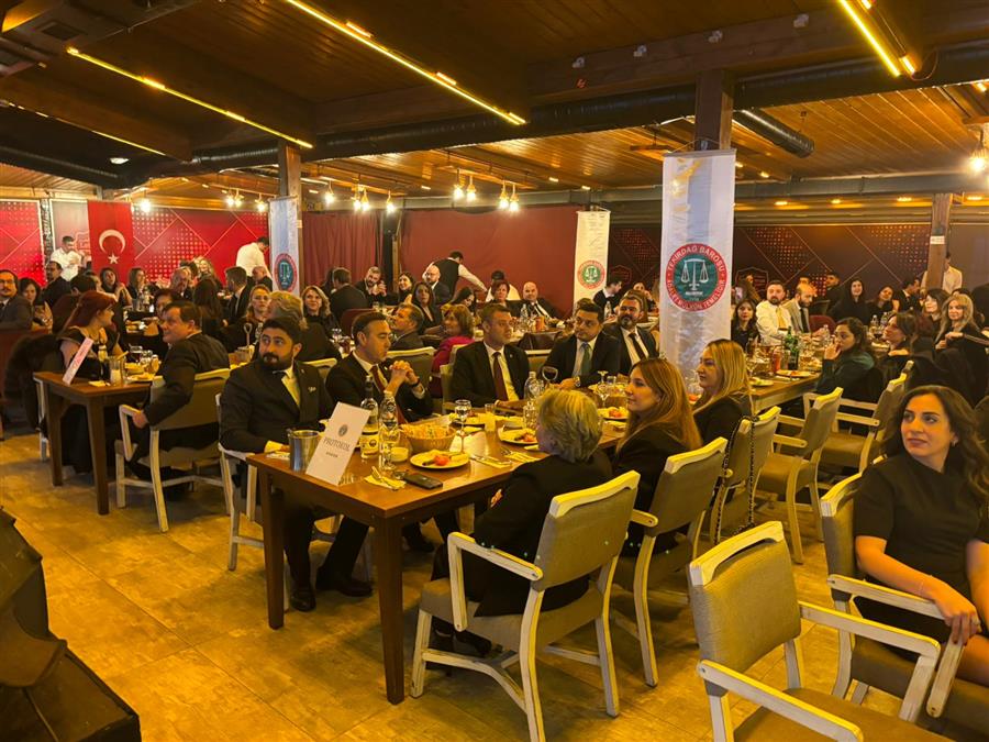 5 Nisan Avukatlar Günü Gala Yemeği Gerçekleştirildi