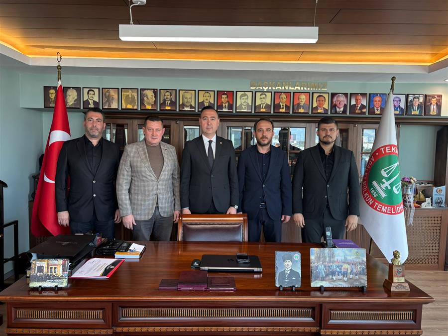 Tekirdağ Emlak Komisyoncuları ve Müşavirleri Derneğinden Baromuza Ziyaret