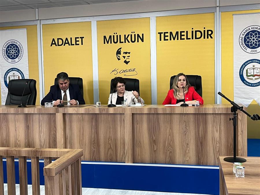 Tekirdağ Namık Kemal Üniversitesi’nde Kurgusal Mahkeme Salonu Açılışı ve Türk Medeni Kanunu’nun 100. Yıl Paneli Gerçekleştirildi