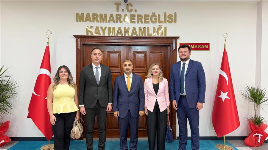 Marmaraereğlisi Kaymakamlığına Atanan Fatih Kızıltoprak Ziyaret Edildi