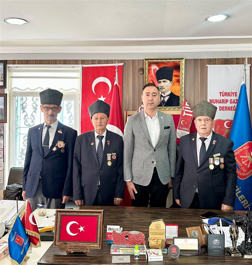 BARO BAŞKANIMIZDAN TÜRKİYE MUHARİP GAZİLER DERNEĞİ ÇERKEZKÖY TEMSİLCİLİĞİ’NE ZİYARET